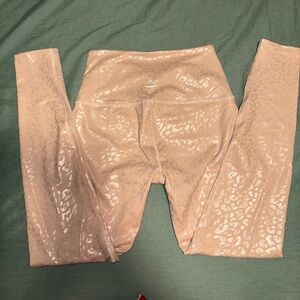 Beyond Yoga Pink Leggings High-Rise Stretchy